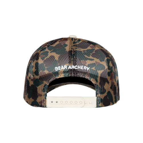 Bear Archery Camo Traditional Logo Hat