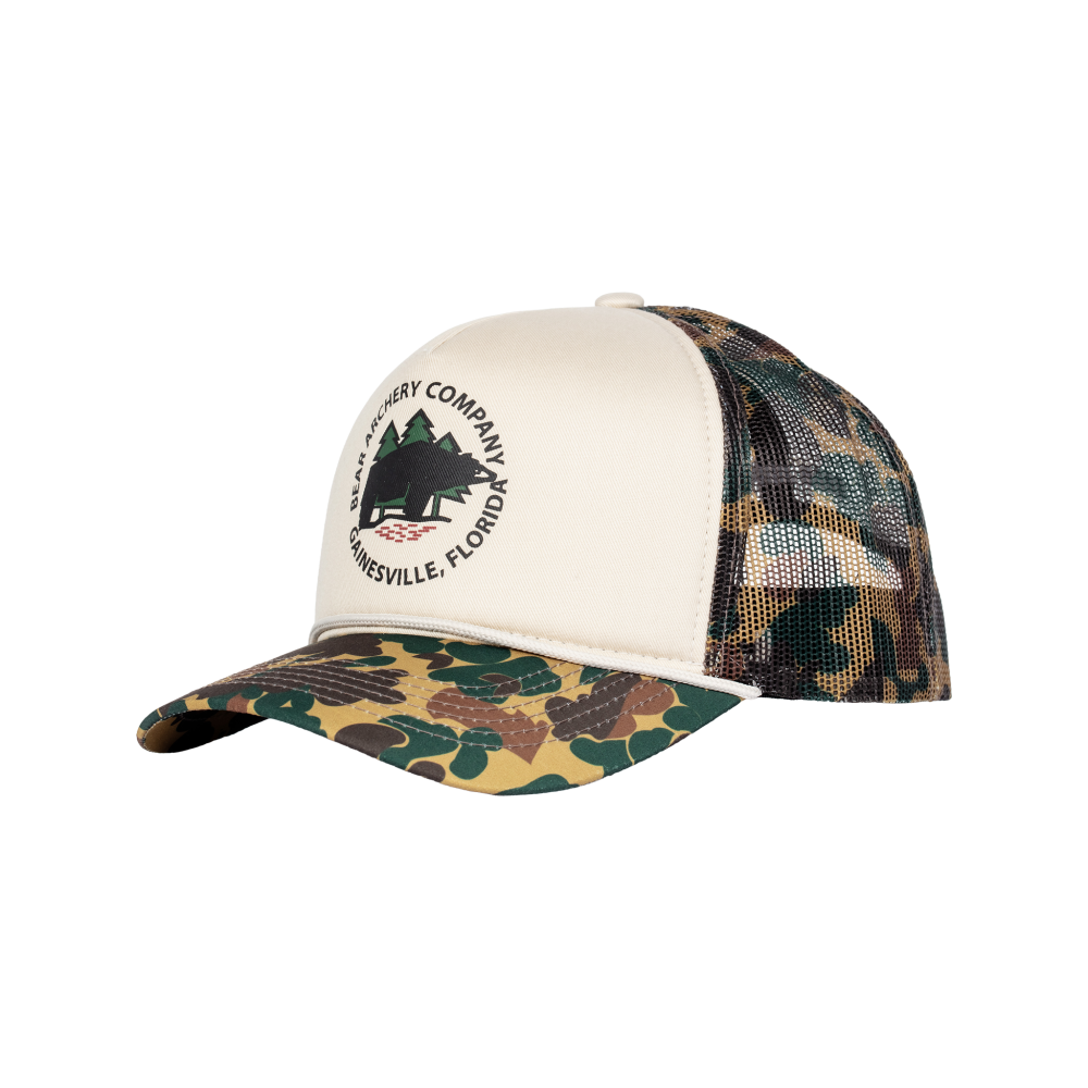 Bear Archery Camo Traditional Logo Hat