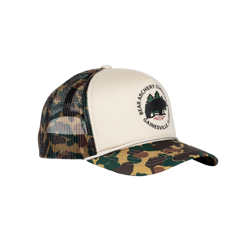 Bear Archery Camo Traditional Logo Hat