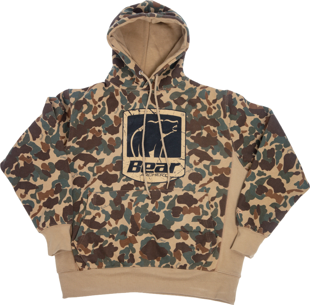 Fred Bear Camo Bear Shield Hoodie