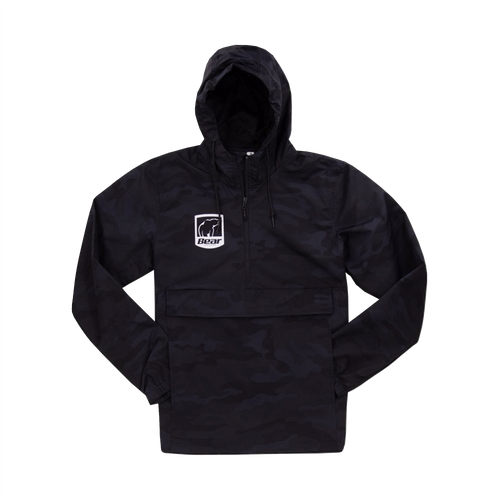 Black Camo Anorak Jacket