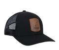 Bear Archery Black Leather Patch Hat