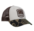 Bear Archery White and Camo Sheild Logo Hat