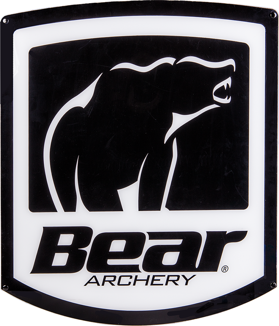 Bear Archery Logo LED Sign
