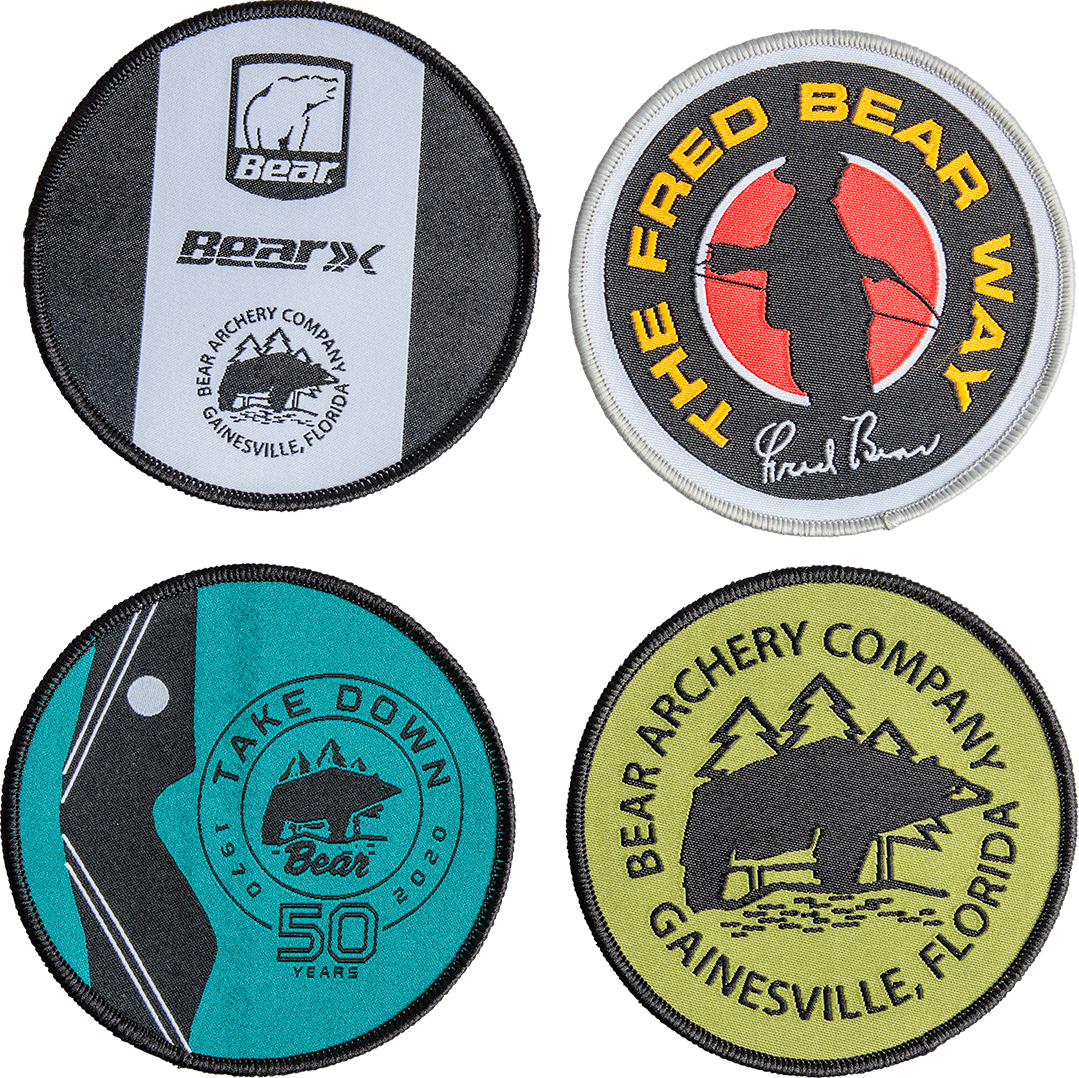 Bear Archery Set of Four Patches